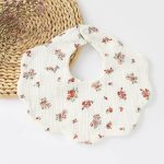 Surakey Baby Bandana Drool Bibs, Muslin Bibs for Drooling Teething Cotton Absorbent Hypoallergenic Pullover Newborn (Green) - Image 4